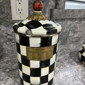 Mackenzie Childs Tall Canister